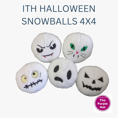 ITH Halloween Snowball Set 01 4x4