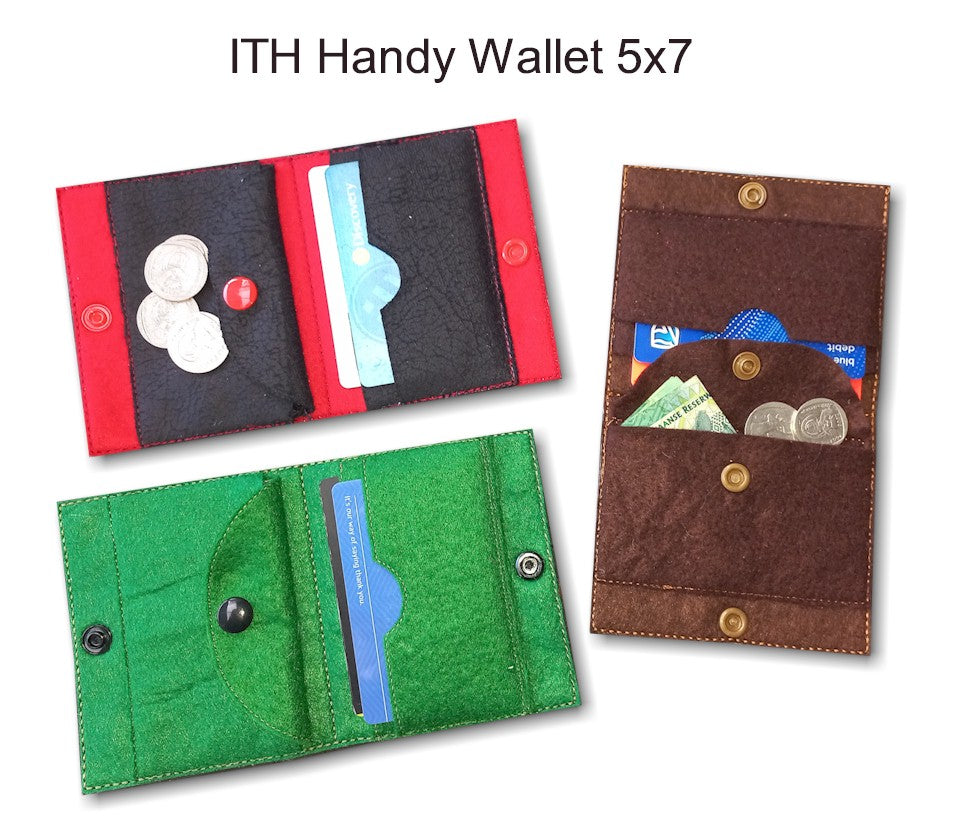 ITH In the Hoop Handy Wallet 5x7