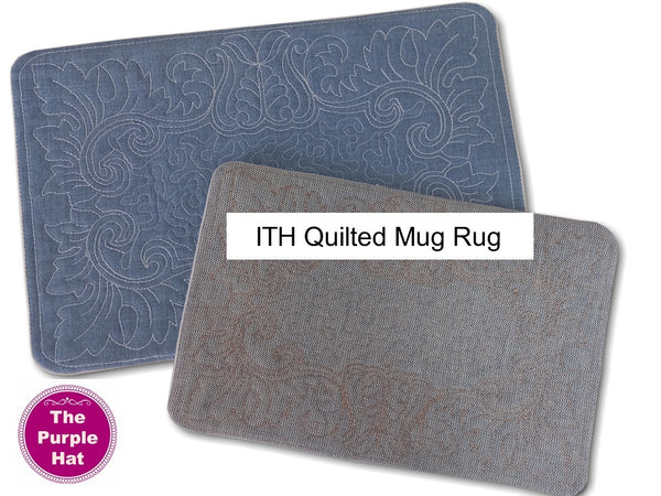 ITH Quilted Mug Rug 03 6x10 8x12