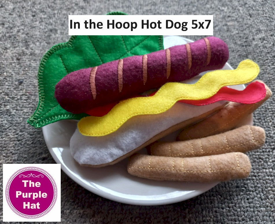 ITH Funky Foods Hot Dog 5x7