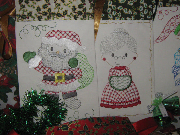 ITH Christmas Whimsy Gift Bags Set 3 6x10