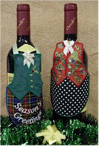 ITH Festive Season Bottle Aprons 5x7