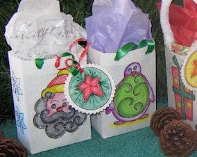 ITH Christmas Gift Bags Set 4 5x7 and 6x10