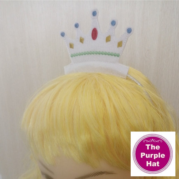 ITH In the Hoop Princess Crown Halloween Headband Sliders 4x4