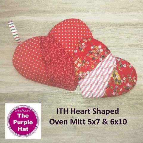 ITH Heart Shaped Fingertip Mitt 5x7 & 6x10