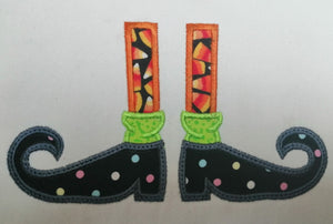 Halloween Feet Applique 01 5x7