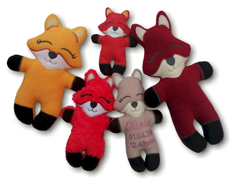 ITH Sweet & Simple Stuffed Fox 5x7 6x10 8x12 8x14