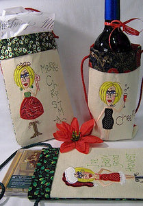 ITH Jolly Jilly Christmas Gift Bags 6x10