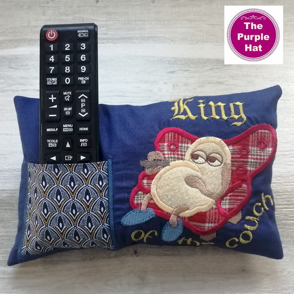 ITH King of the Couch Pillow 6x10