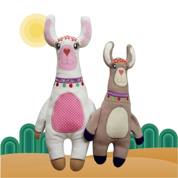 ITH Llama Alpaca Stuffed Toy 5x7 and 6x10