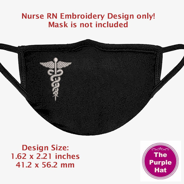 Nurse RN medical motif 4x4 Add-on embroidery designs