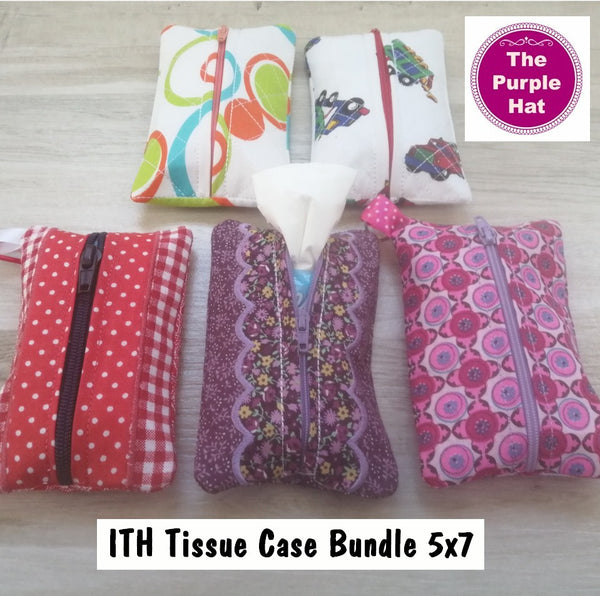 ITH In the Hoop Tissue Case Bundle 5x7
