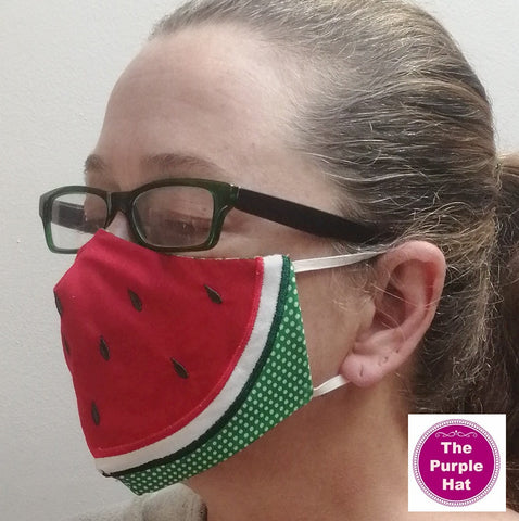 ITH Watermelon Face or Dust Mask 4 sizes 5x7 & 6x10