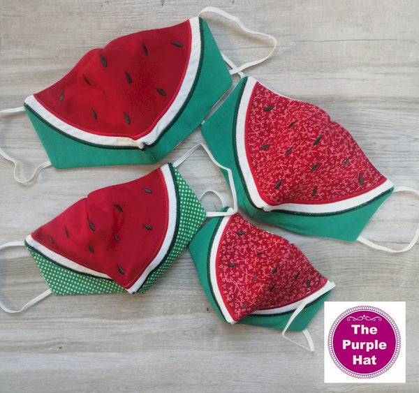 ITH Watermelon Face or Dust Mask 4 sizes 5x7 & 6x10